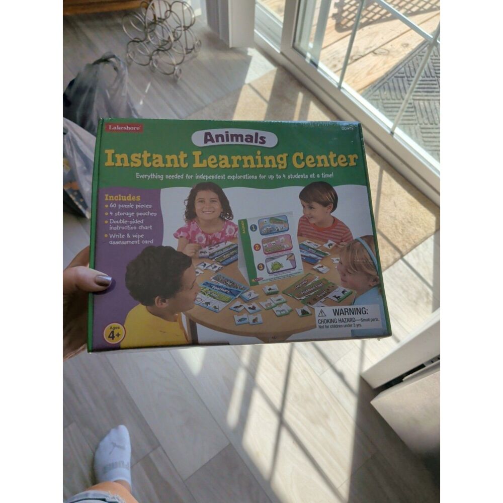 Lakeshore Animals Instant Learning Center DD476 Educational Puzzle PreK Classroo